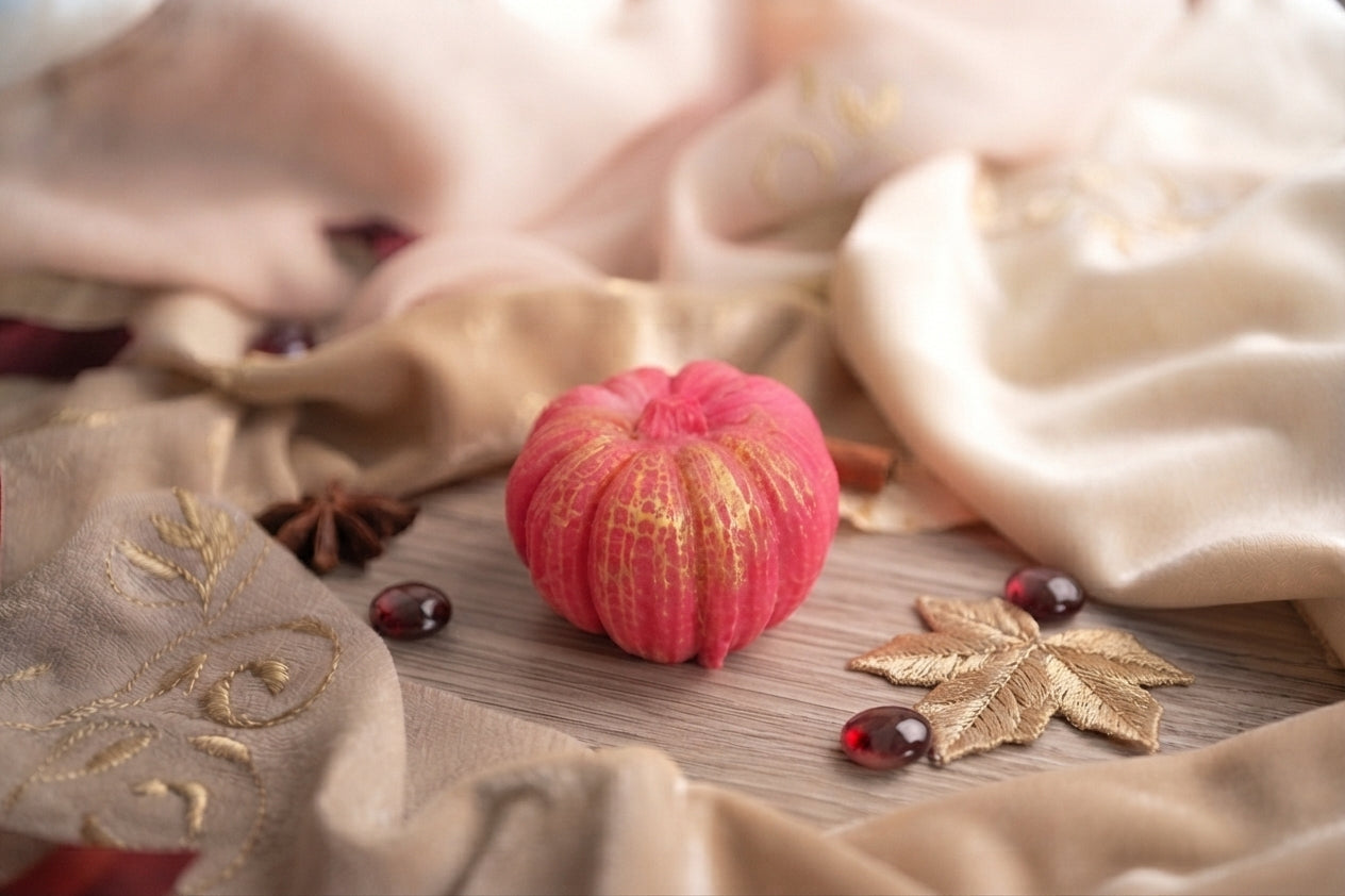 Fondant parfumé, Citrouille individuelle – Plasma Berry (Escale d’Automne), (25g), cire végétale