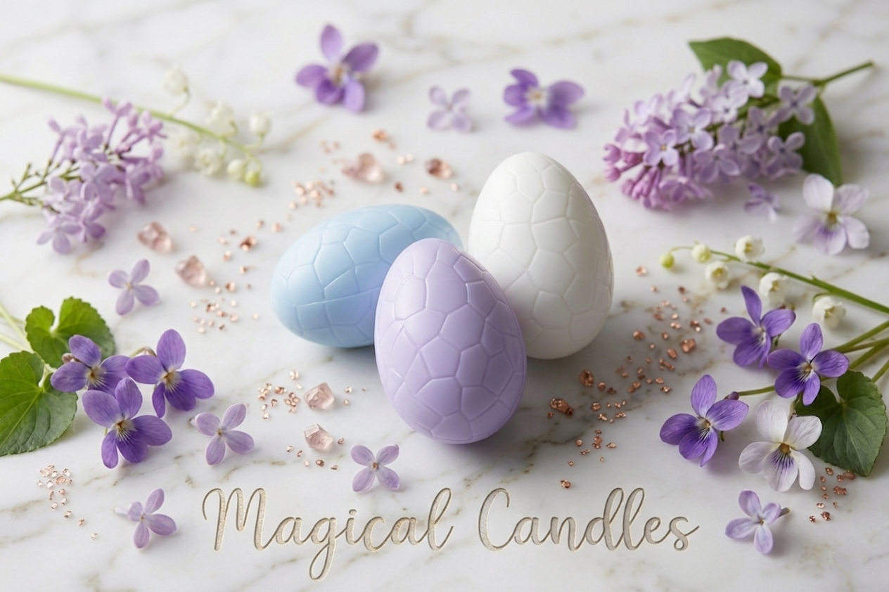 Fondant parfumé, Le Trio d'Éclosions – Jardin Suspendu (Escale de Printemps), (60g), cire végétale