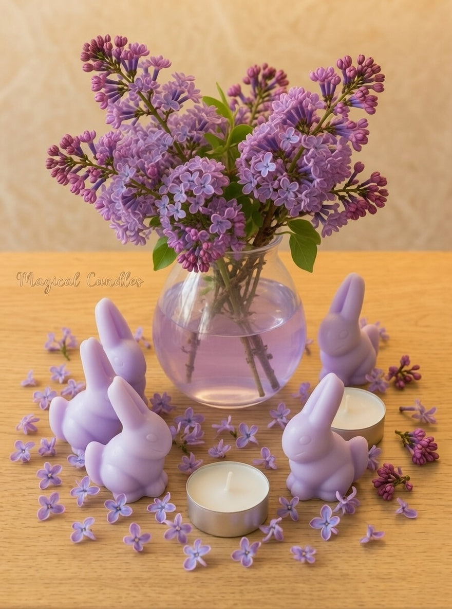 Fondant parfumé, La Ronde des Messagers-Ronde Unique Lovely Lilac (Escale de Printemps), (36g), cire végétale