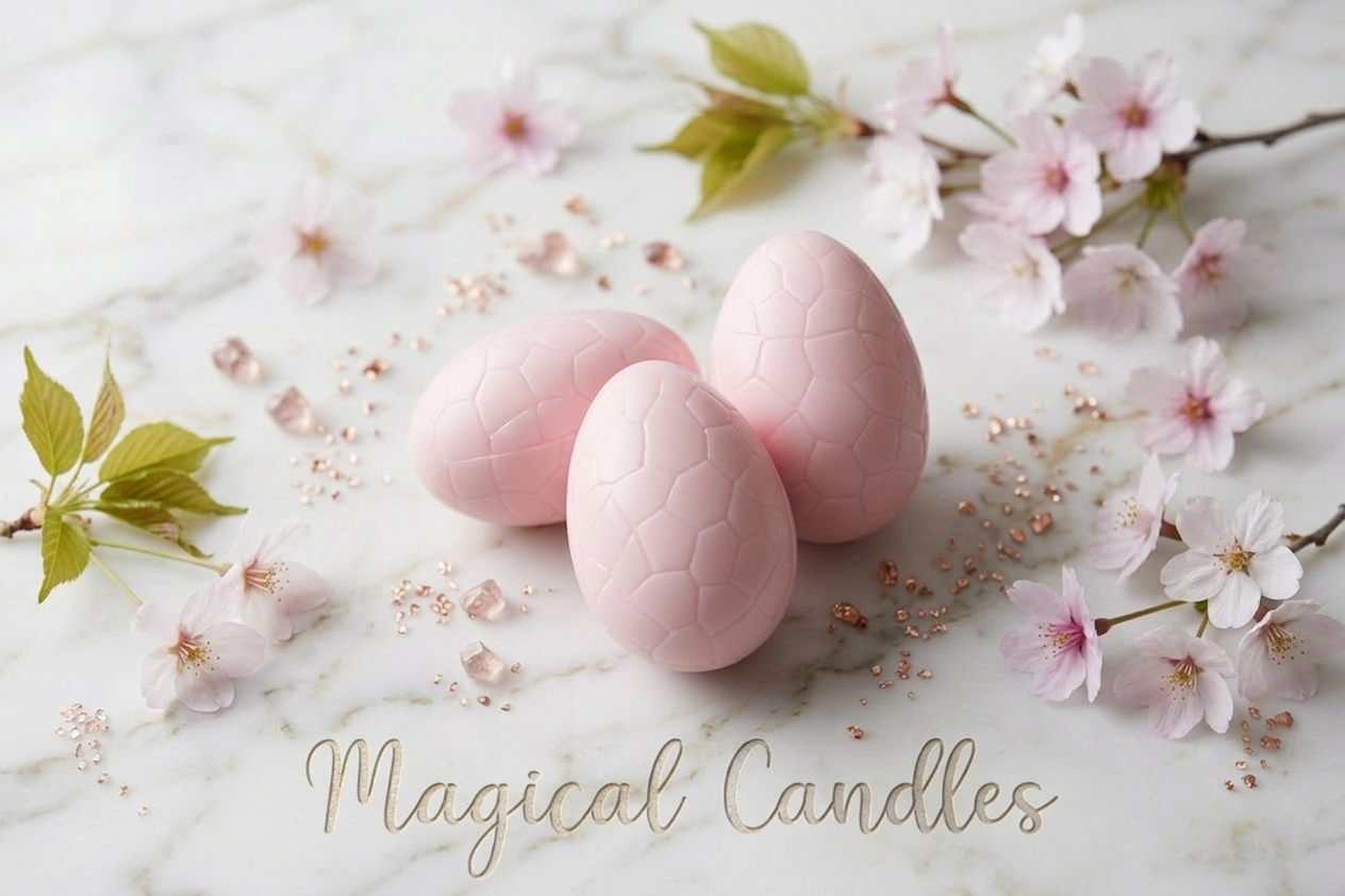 Fondant parfumé, Le Trio d'Éclosions – Puriste Dreamy Sakura (Escale de Printemps), (60g), cire végétale