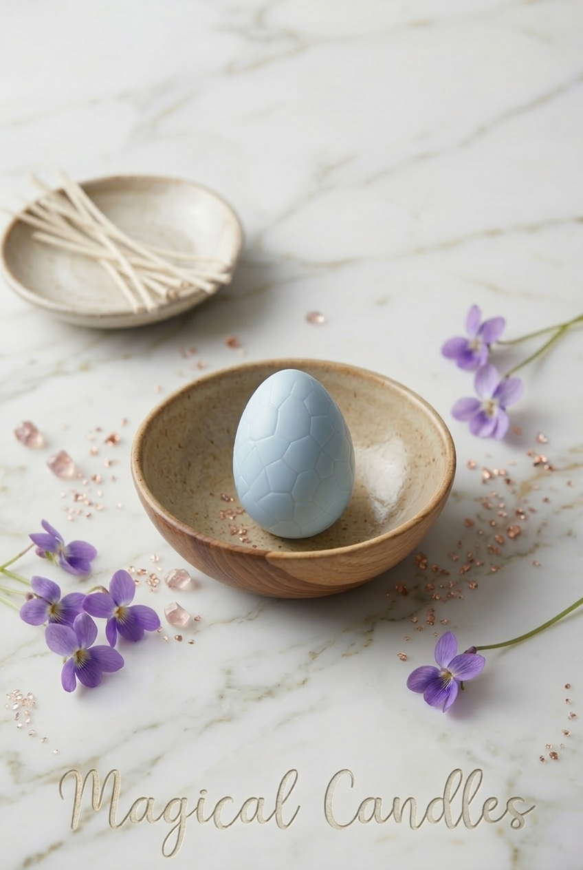 Fondant parfumé, L'Éclosion – Lucky Violet (Escale de Printemps), (20g), cire végétale