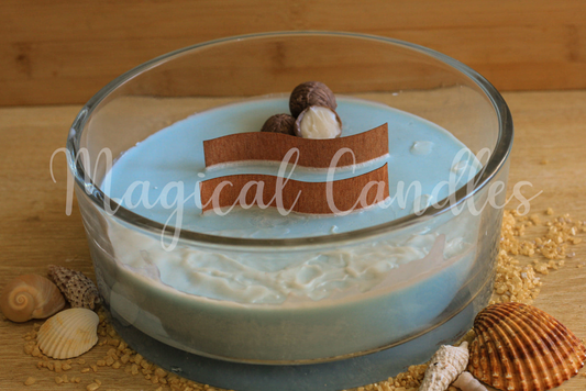 Bougie parfumée, Azure Serenity ( 750g), cire végétale