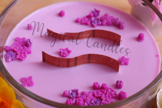 Bougie parfumée Lovely Lilac (750g),cire végétale