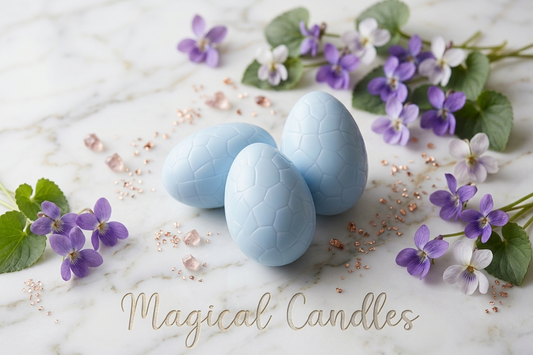 Fondant parfumé, Le Trio d'Éclosions – Puriste Lucky Violet (Escale de Printemps), (60g), cire végétale