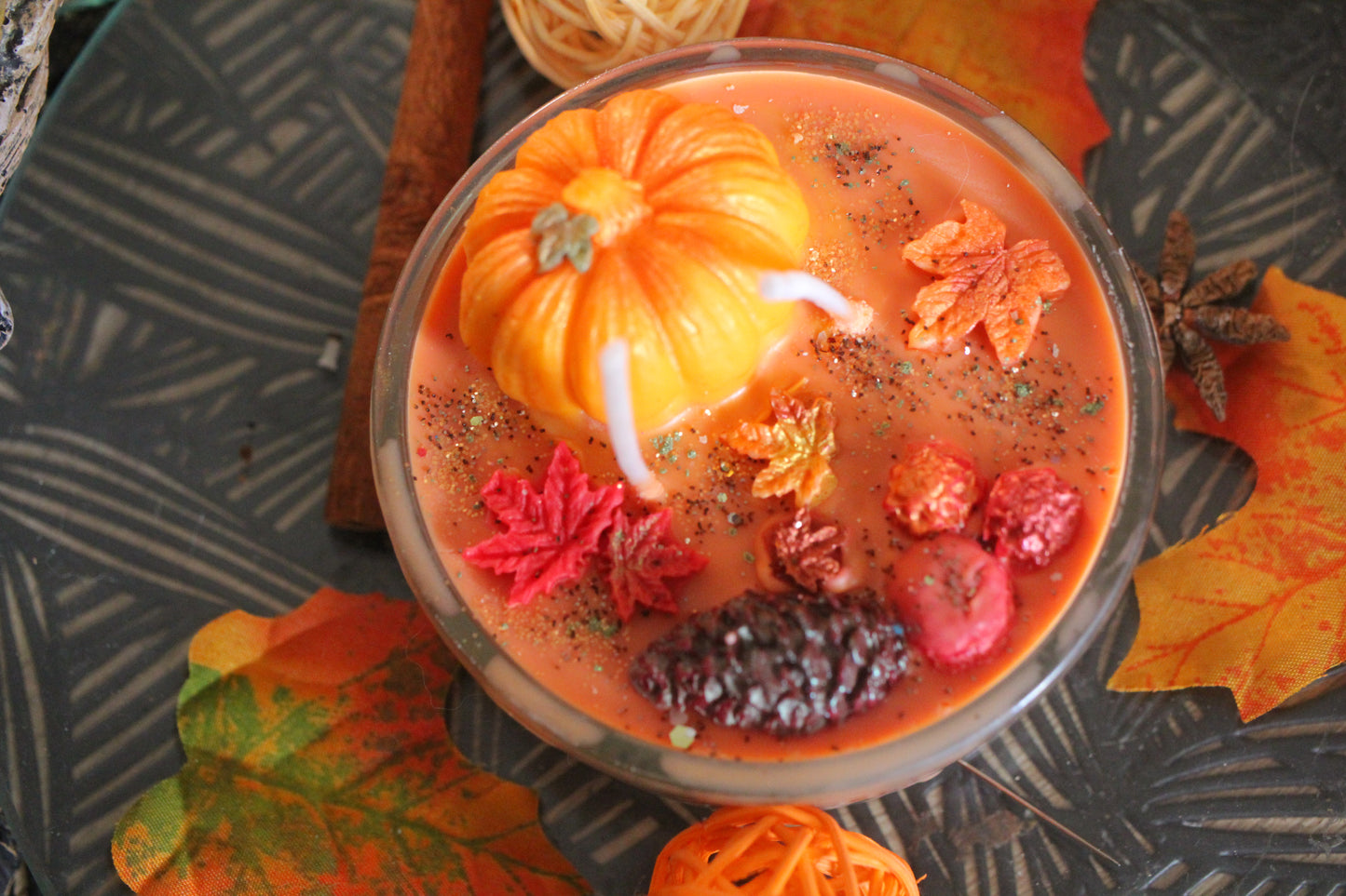 Bougie parfumée, Pumpkin Field, cire végétale