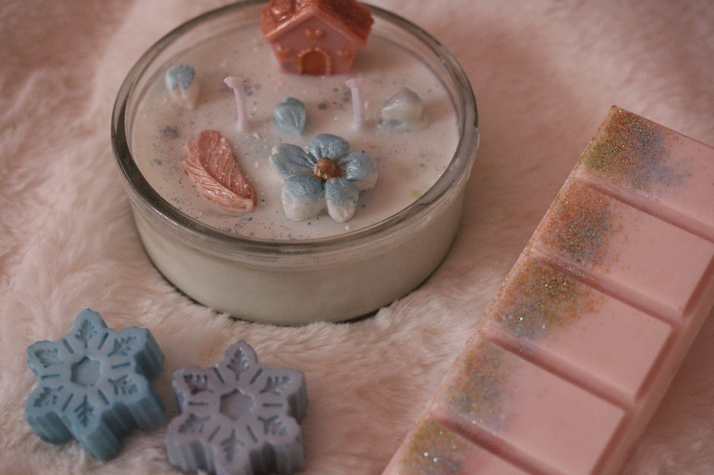 Coffret parfumé Cadeau Noël  (Grand), cire végétale