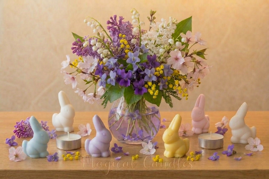 Fondant parfumé, La Ronde des Messagers – Éveil des Sens (Escale de Printemps), (36g), cire végétale