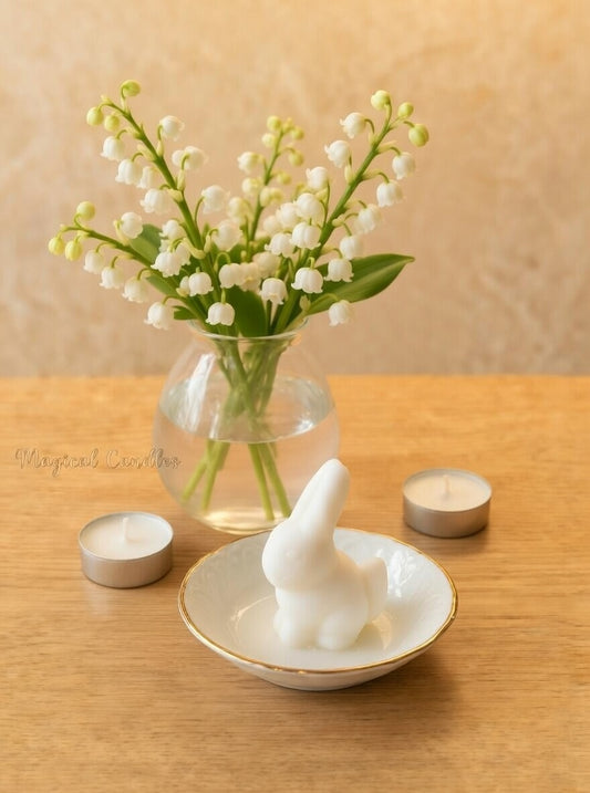 Fondant parfumé, Le Messager des Prés – Secret Lily of the Valley (Escale de Printemps), (6g), cire végétal