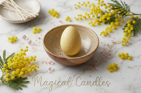 Fondant parfumé, L'Éclosion – Stubborn Mimosa (Escale de Printemps), (20g), cire végétale