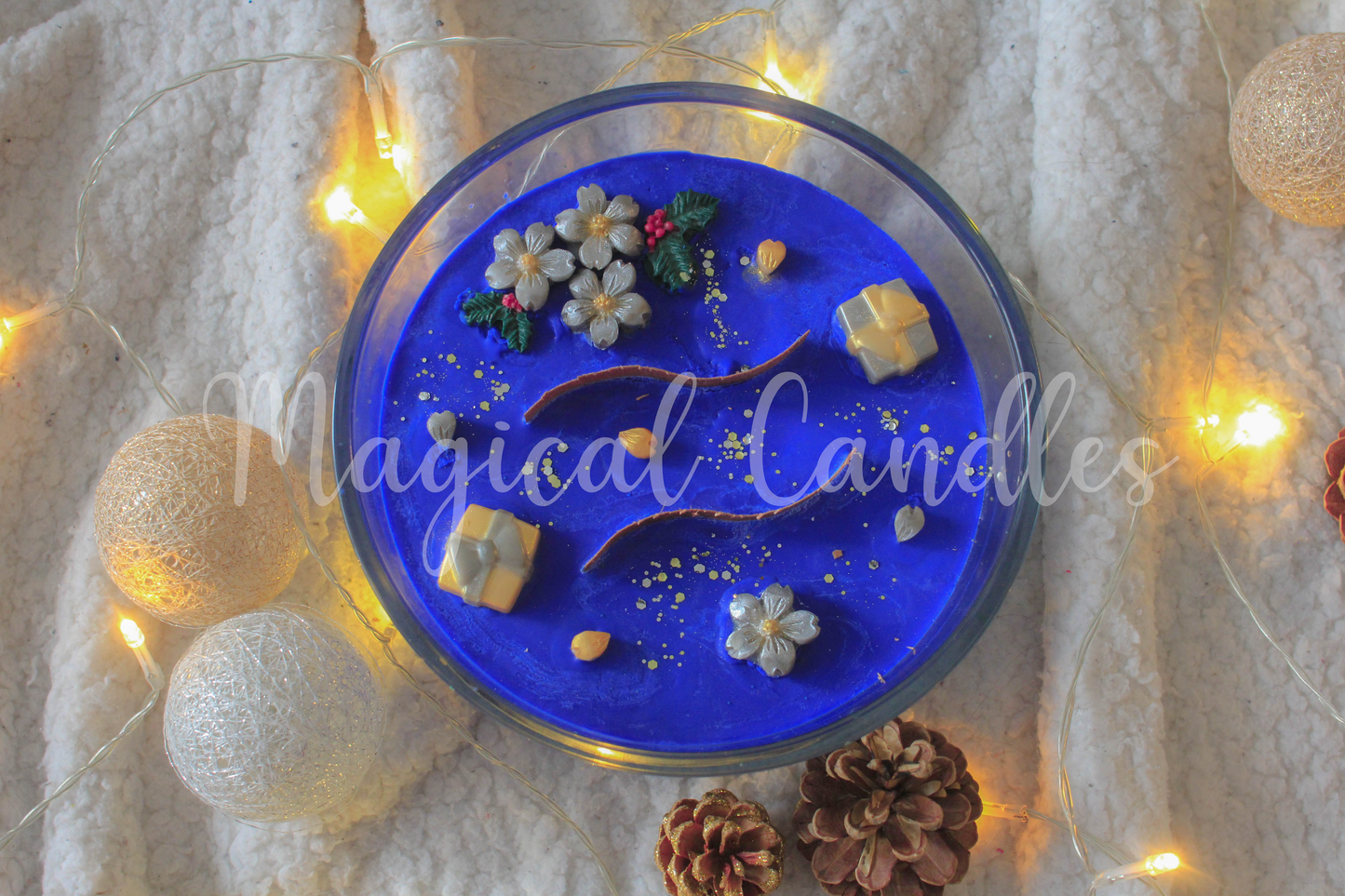 Bougie parfumée, Sparkling Holiday (750g),cire végétale