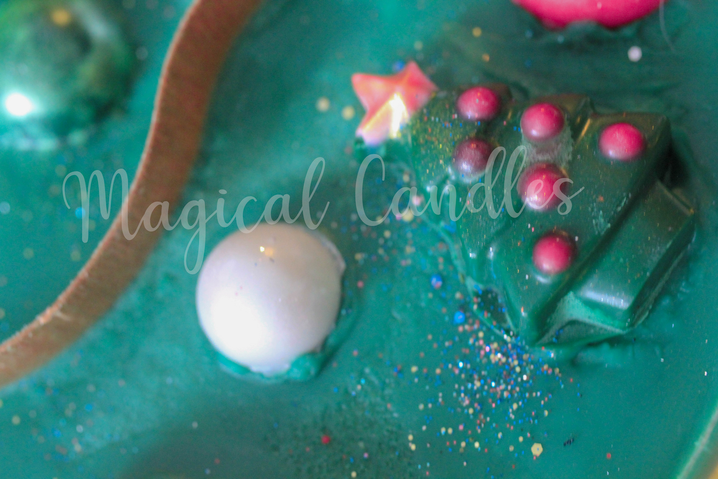 Bougie parfumée,  Magical Christmas (750g),cire végétale