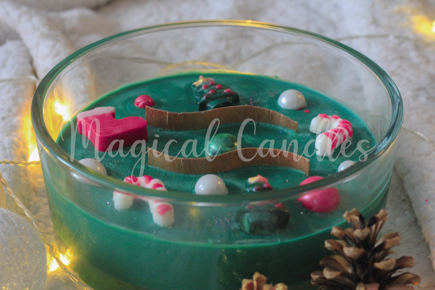 Bougie parfumée,  Magical Christmas (750g),cire végétale