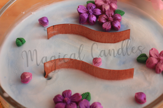 Bougie parfumée Lucky Violet (750g),cire végétale